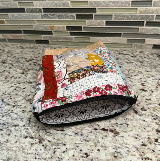 Patchwork Zipper Pouch