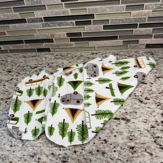 2 Pack Flannel Burp Cloth