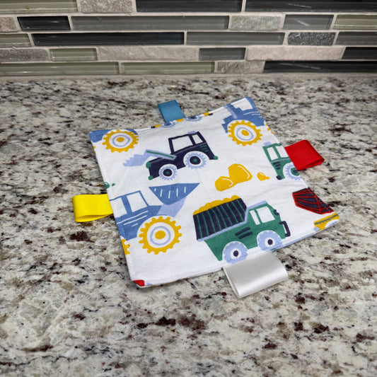 Trucks Crinkle Toy with Tabs