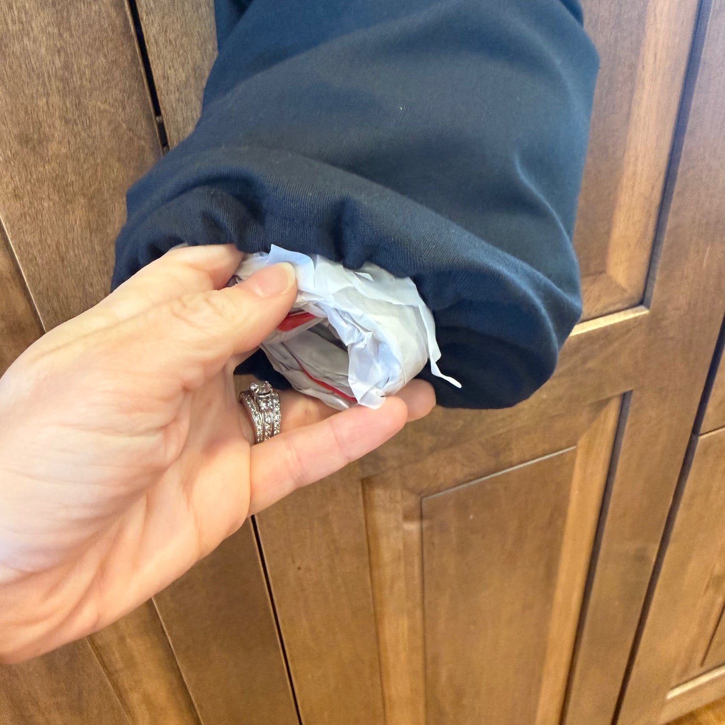 SALE Hanging Plastic Bag Holder
